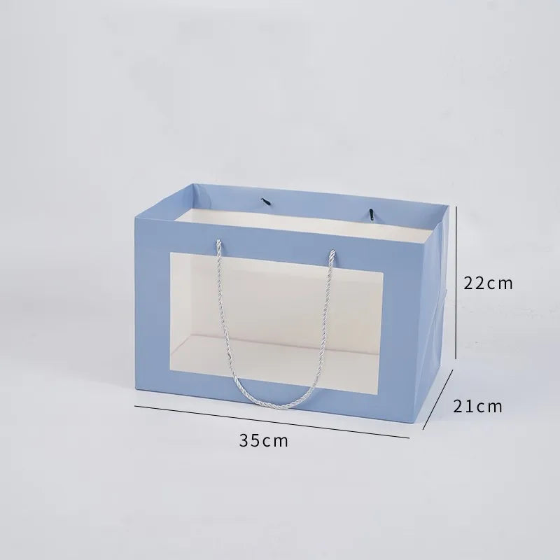 Cradle Flower Box Egg Postpartum Hand Gift Box Flower Basket Flower Bouquet Packaging Box
