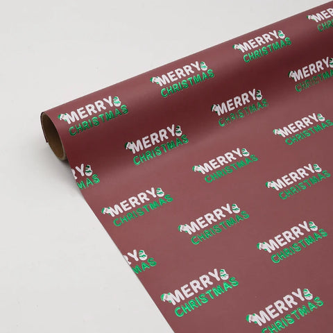 Recyclable Floral Specialty Christmas Tissue Paper Gift Wrapping Paper DIY Bouquet Wrap for Christmas Eve Gifts