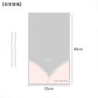 Internet Celebrity Transparent Flower Bag PE Coating Mother's Day Bouquet Tote Flower Shop Supply Perfect Accompanying Gift Bag