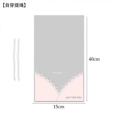 Internet Celebrity Transparent Flower Bag PE Coating Mother's Day Bouquet Tote Flower Shop Supply Perfect Accompanying Gift Bag