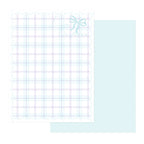 Eco-friendly Moisture Proof Floral Grid Wrapping Paper Double-Sided Offset Printing Compatible Soft Aesthetic