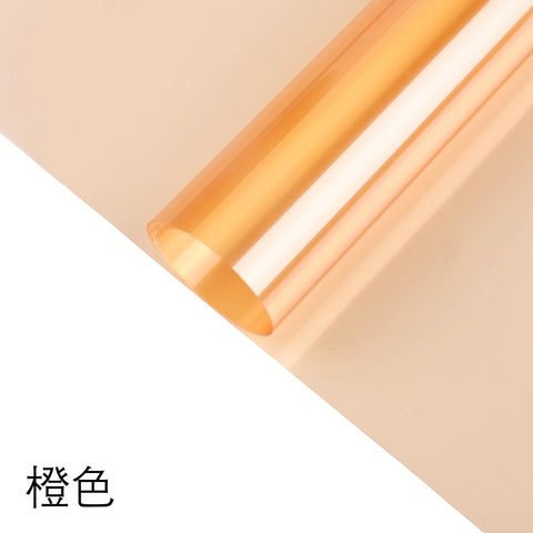 New Fashion Macaron Colorful Flower Packaging Paper Magical Light Waterproof Single-Sided Coating Colorful Film Wrapping Paper