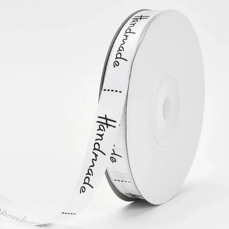 Wholesale Eco-friendly Polyester Printed Handmade Single Face Slogan Cake Decorative Ribbon Wedding