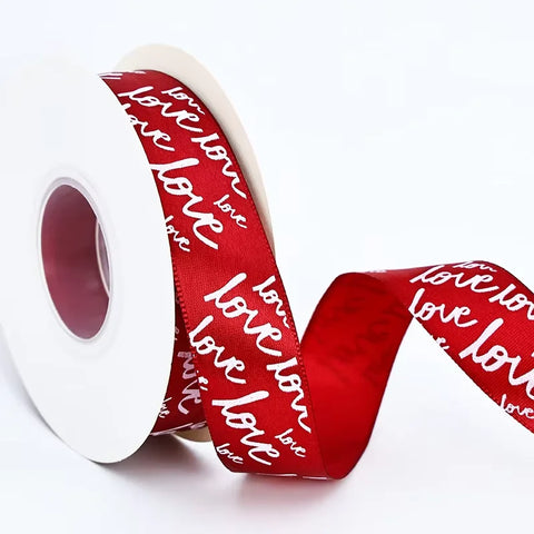 Valentine's Day Christmas Wedding Heart Mesh Glitter Polyester Ribbon Biodegradable Floral Gift Bouquet Wrapping Paper