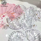 Plastic Flower Arrangement Shell Clip Tool with Transparent Fixed Support Material for Flower Shops Packaging