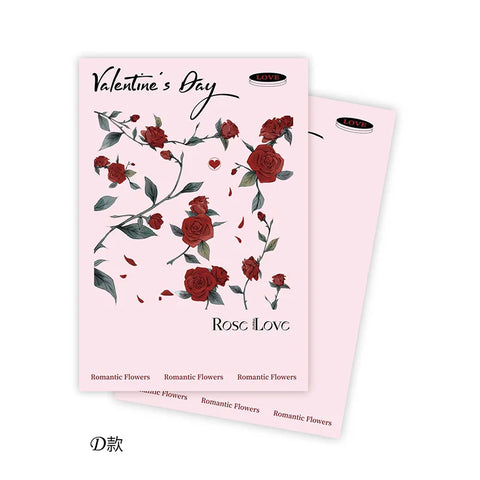 Rose Diary Coated Kraft Paper Bouquet Internet Celebrity Paper Flower Packaging Gift Paper