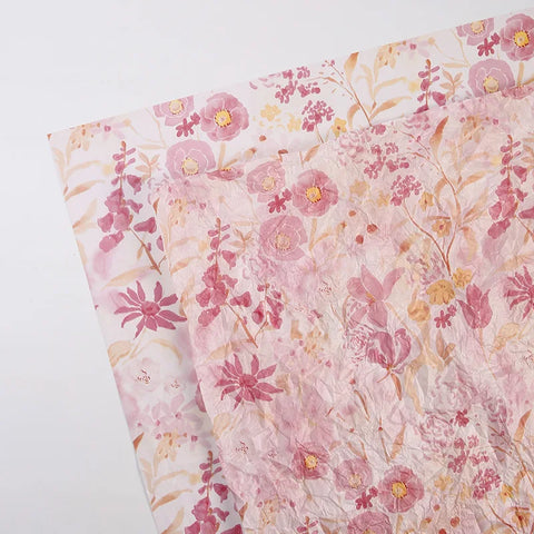 Valentine's Day 520 Printed Snow Pear Paper Flower Package Single Side Coated Bouquet Wrapping Paper
