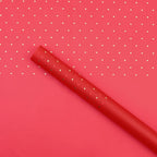 Waterproof Eco-Friendly Recyclable Flower Packaging Single Side Coated Careful Hot Stamping Matte Paper Jelly Film
