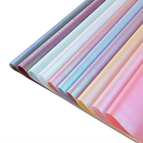 Single-sided Coated Waterproof Thickened Precious Pearl Gloss Paper Elegant Wrapping Flower Paper