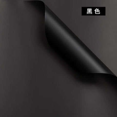 Korean Thick Waterproof Matte Floral Bouquet Wrapping Paper Double Side PVC Coating for Flower and Gift Packaging