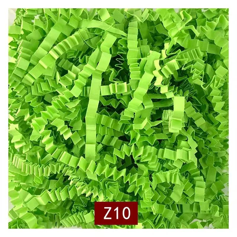 Elegant Luxury Crepe Paper Crinkle Cut Shredded Material for Gift Baskets and Box Packaging Premium Decorative Filler
