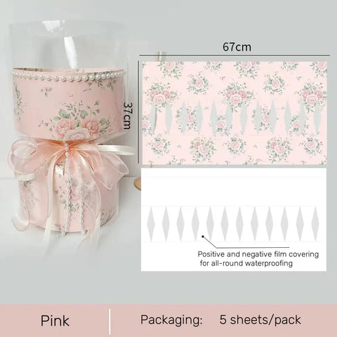 Single-Sided Coating Floral Packaging Paper Convenient Fixed Shape for Bouquet Arrangements Essential for Flower Shops