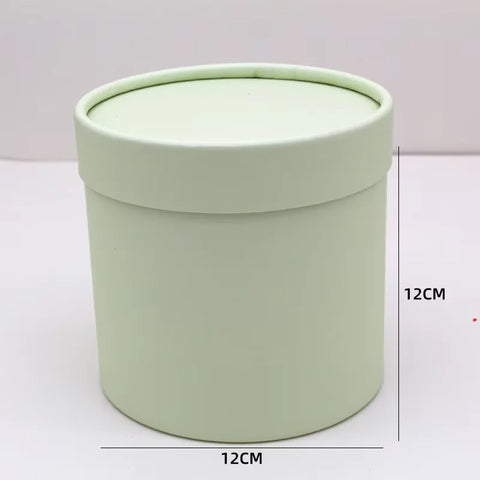 Wholesale Modern Luxury Cylinder Rigid Gift Box Recyclable Handmade Vanishing Teachers' Day Flowers Hugging Mini Flower