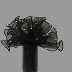 Coated with Lights Wave Gauze Pleated Cake Baking Edging Gauze Flower Shop Fresh Flowers Packaging Materials