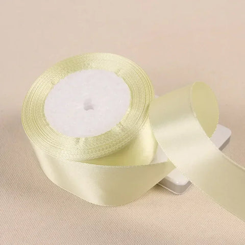 22meters Satin Ribbon 50-Color 4cm Sash DIY Craft Handmade Christmas Wedding Party Fabric Decoration Polyester Gift Ribbons