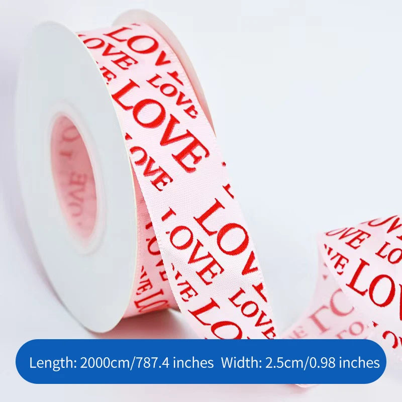Valentine's Day Christmas Wedding Heart Mesh Glitter Polyester Ribbon Biodegradable Floral Gift Bouquet Wrapping Paper