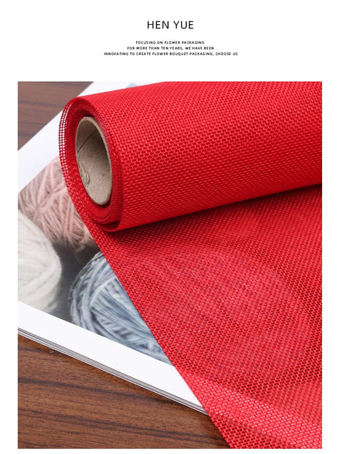 Multi-Color Coated Imitation Hemp Series Packaging Materials Fresh Flower Gift Wrapping Paper Fabric for Flower Shop Packaging