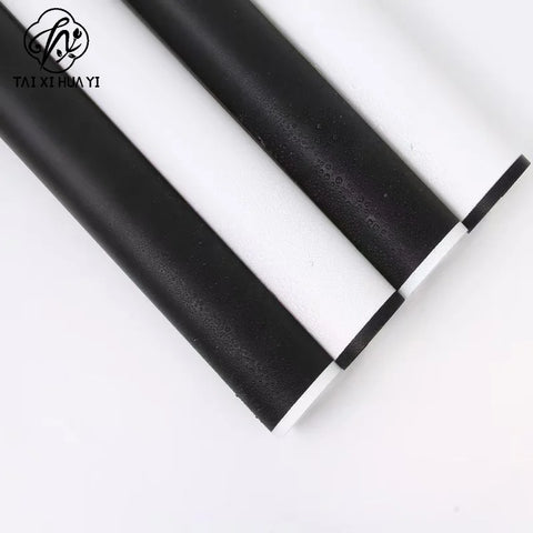 Waterproof Eco-Friendly Recyclable Korean Su Material Single Side Coating Black White Aristocratic Packaging Paper Floral