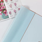 Wholesale Waterproof Flower Wrapping Paper with Golden Edge Bouquets Single Side Coated Florist Packaging