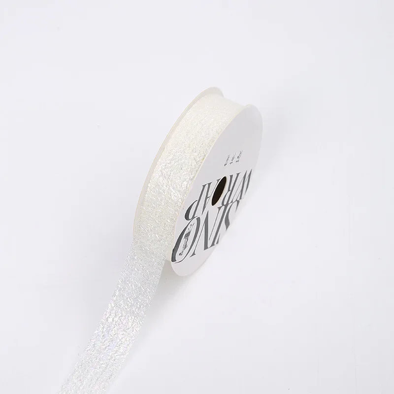 Handmade Luxury Satin Flower Bouquet Ribbon Bow Wave Winding for Valentine's Day Wedding Christmas Biodegradable Modern Design