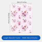 Romantic Floral Art Bouquet Wrapping Paper 38*50cm Recyclable PE Coating for Valentine's Day Eco-Friendly Flower Shop Supplies