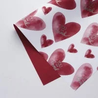 Waterproof Ouya Paper Valentine's Day Bouquet Packaging Single Side Coated Love at First Sight