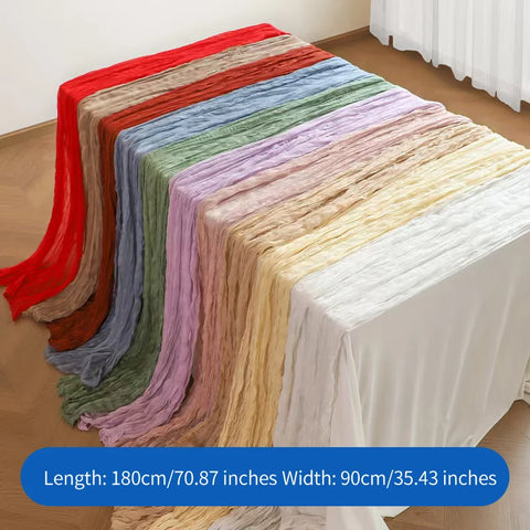 Customized Woven Polyester Non-slip Eco-friendly Durable Tablecloth Wedding Banquet Home Use Non-Iron