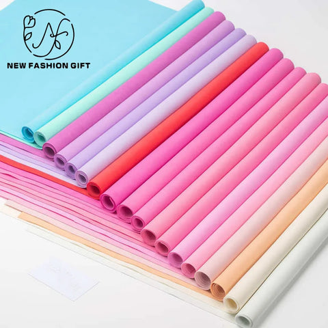 Wholesale Coated Paper PE Material Wrapping Crepe Paper for Home Decoration and Flower Arrangements