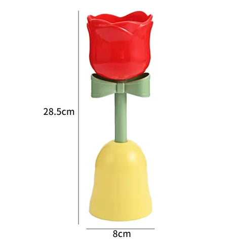 High Beauty Plastic Tulip Flower Cup Vase Creamy Style Floral Ornament for Fresh Bouquet Gift Home Decoration