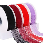 Luxury Ribbon Lace Hollow Lace 25 Sizes Baked Cake Packaging for Valentine's Day Christmas and Wedding Featuring Flowers