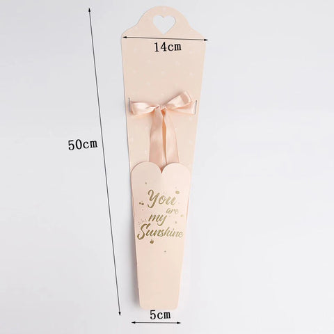 10pcs New Creative Kraft Paper Flower Box for Valentines Day Gifts and Flower Wrapping Packaging
