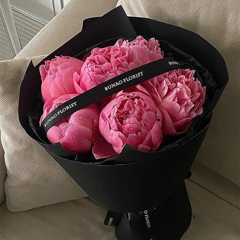 Waterproof Single-Sided Coated Plastic Flower Wrapping Paper Pure Solid Color Bouquet Packaging Sheets for Florists
