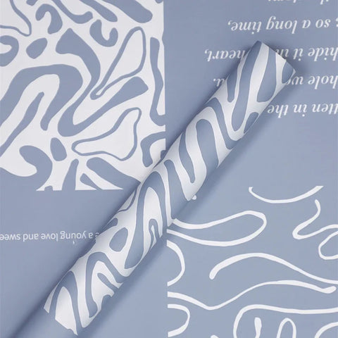 Waterproof Virgin Pulp PE Coating Floral Bouquet Wrapping Paper for Valentine's Day Gifts Florist Packaging Paper