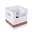 Unique Square Folded Flower Gift Box Bonsai Pot Holder for Flower Shop Paper Wrap Material
