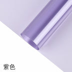 New Fashion Macaron Colorful Flower Packaging Paper Magical Light Waterproof Single-Sided Coating Colorful Film Wrapping Paper