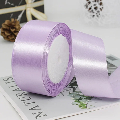 22meters Satin Ribbon 50-Color 4cm Sash DIY Craft Handmade Christmas Wedding Party Fabric Decoration Polyester Gift Ribbons