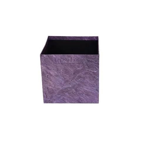 Marble Pattern Square and Round Paper Packaging Gift Set Offset Printed Rose Bouquet Plum Jam Plum-Purple Sauce Gift Boxes