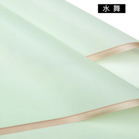 Taixi Brand Gold-edged PE Coated Double-Sided Recyclable Parchment Paper Gravure Compatible Valentine's Day Waterproof Flower