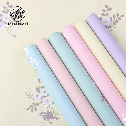 Gorgeous Colored Waterproof Paper for Valentine's Day Flower Wrapping Mothers' Day Gift Recyclable Virgin Pulp