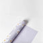 Iris Flower Pattern Printed Matte PVC Coating 57*57cm Waterproof Floral Packaging Paper for Florist Wrapper