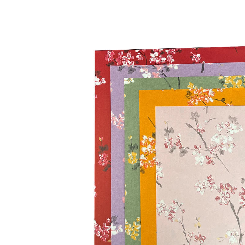 Small Fresh Flower Waterproof Packaging Paper Velvet Cloth Material with Single-sided Coating