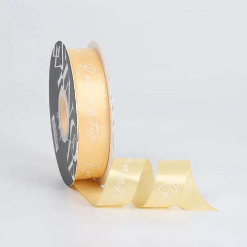 Luxury 2.5CM English Ribbon Romantic Flower Bouquet for Valentine's Day Christmas or Wedding Gift Ribbons