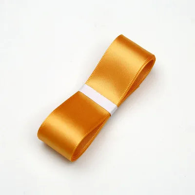 2.5cm Dacron Satin Ribbon-Luxury Biodegradable Ribbon for Valentine's Day Wedding & Christmas Gift Packaging