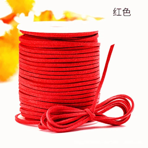 Wholesale 45-Yard Velvet 3mm Flat PVC Strap Floral Suede Binding for DIY Crafts Christmas Birthday Halloween