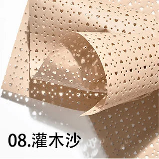 Artistic Marble Purple Specialty Paper PVC Coated for Elegant Flower Bouquet and Gift Wrap Single Side Printing Compatibility