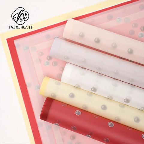 Flower Packaging Coated Single Side Magic Edge New Korean Style Bouquet Gift