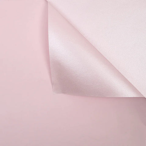 Single-sided Coated Waterproof Thickened Precious Pearl Gloss Paper Elegant Wrapping Flower Paper