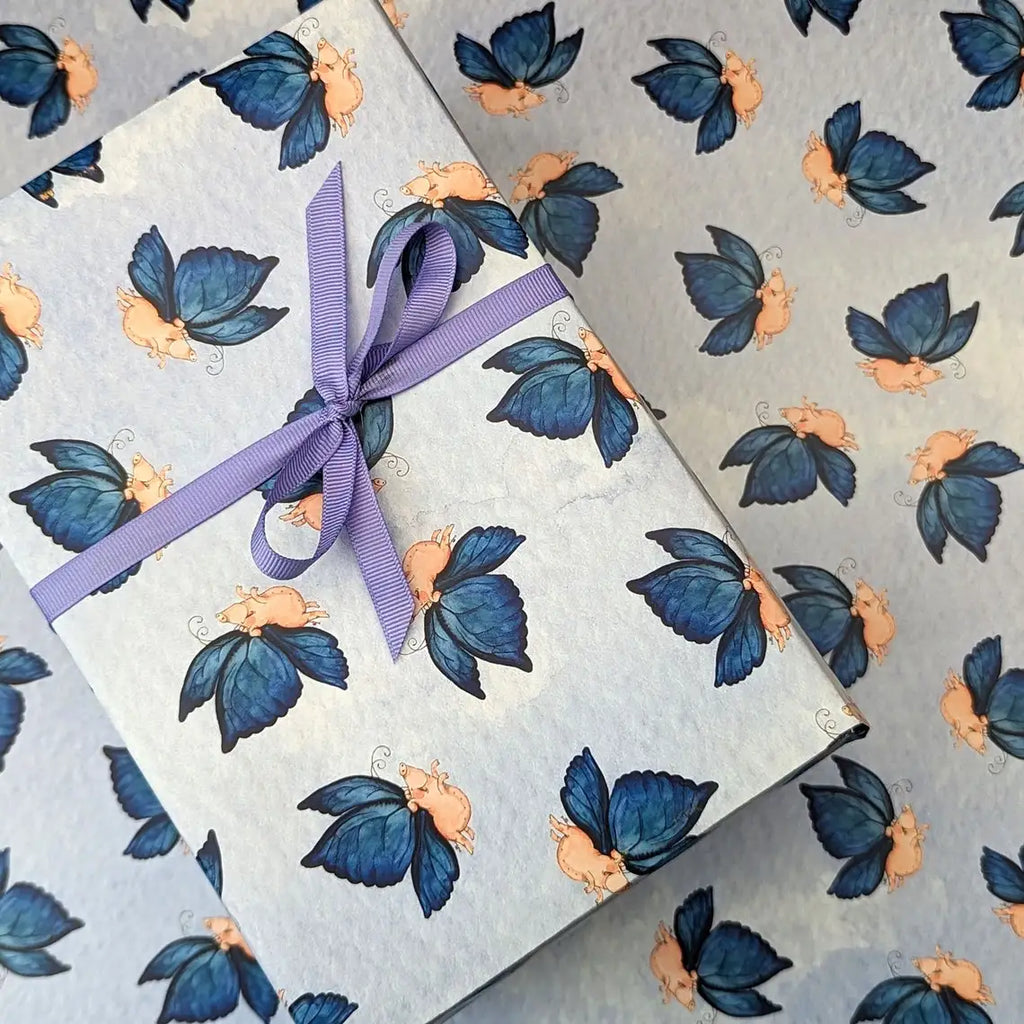 Wholesale Printed Duplex Board Gift Wrapping Paper Roll Waterproof & Eco-Friendly Large Size for Holiday Packaging