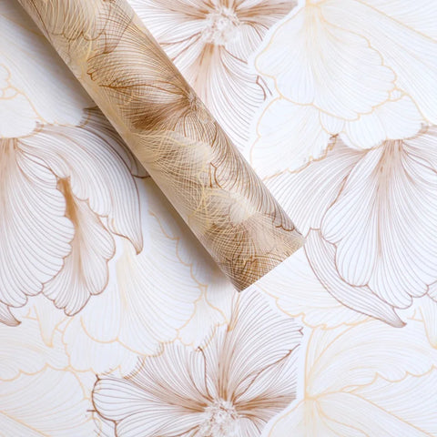 Paper Flower Vein Waterproof Korean style Flower Packaging Paper Mist Paper Flower Shop Bouquet Floral Packaging Paper