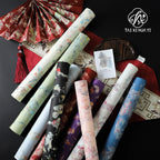 Dunhuang Art Hand-Torn Wood Pulp Wrapping Paper Coated Floral Gifts with Ancient Methods Flower Wrapping Paper